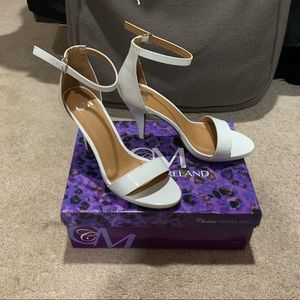 White high heals